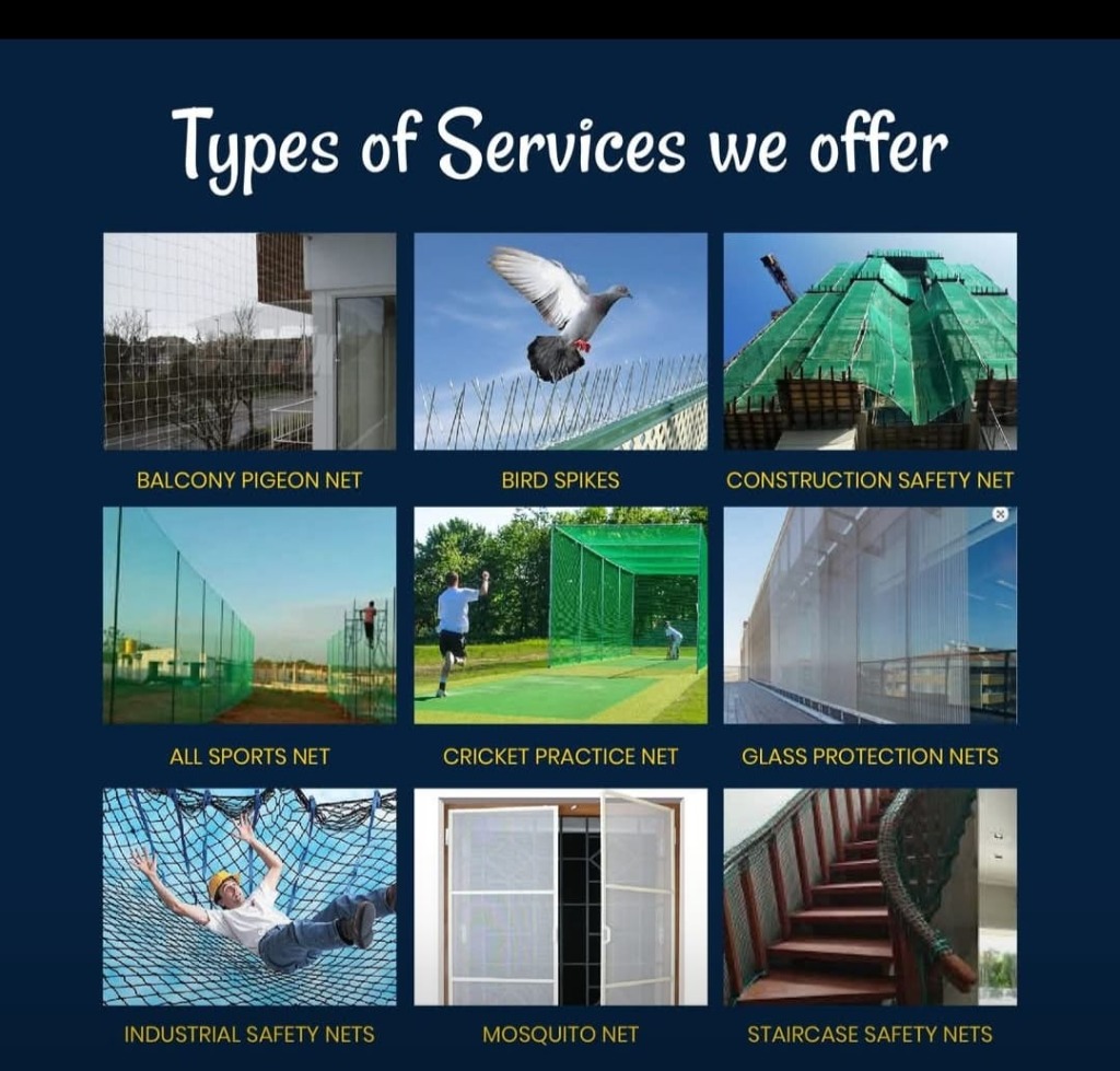 Types of Safety Netting Services Offered by Hebron Safety Nets